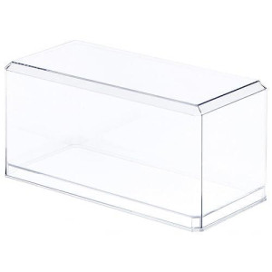 Pioneer Plastics 084C Clear Plastic Display Case For 1:32 Scale Cars, 8" W X 3.75" D X 3.5" H (Mailer Box), Pack Of 4