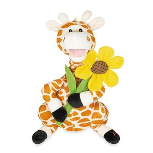 Cuddle Barn - Gerry | Giraffe Animated Stuffed Animal Plush, Valentine'S Day Gift, Neck Grows And Mouth Moves Sings Your Love Lifts Me Higher 12 Inches