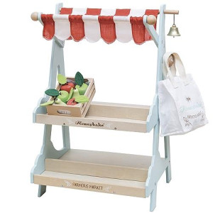 Le Toy Van Honeybee Wooden Market Play Shop Set - Large