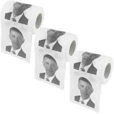 Fairly Odd Novelties Obama Novelty Toilet Paper Pack Of 3, 3-Pack, 3 Count