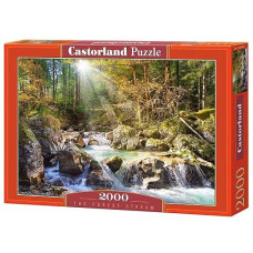 Castorland 2000 Piece The Forest Stream Puzzle - Multi Color