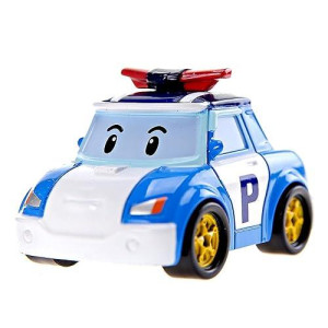 Robocar Poli Toys, Poli Die-Cast Metal Toy Cars, Police Car Toys, Toddler Cartoon Emergency Vehicle Playset, Rescue Vehicles Toys Gift Toys For Age 1-5 Boys Girls