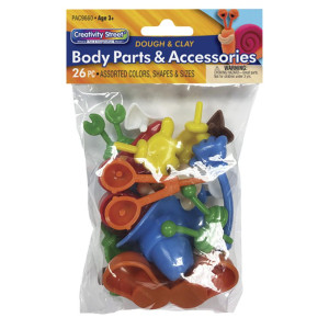 Creativity Street Body Part Accessories Set For Dough And Clay