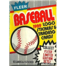 1989 Fleer Baseball Wax Pack