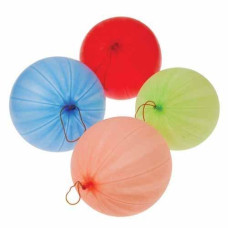 U.S. Toy Rubber Punch Balls, Assorted Color (Ustgs706)