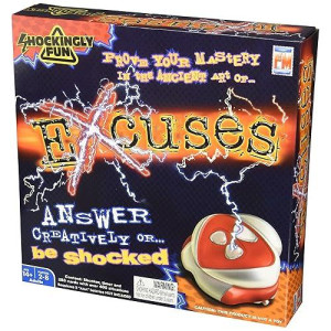 Excuses Game The Shockingly Fun Card Game. Answer Correctly Or Be Shocked