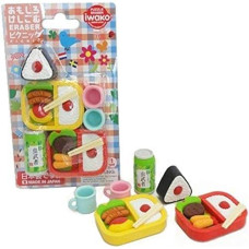 Iwako Japanese Bento Lunch Eraser Set