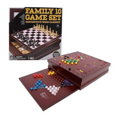 Family 10-In-1 Game Set