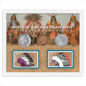 American Coin Treasures 112 Spirit Of The American West Coin Stamp Collection