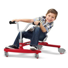 Radio Flyer Ziggle, Red Kids Wiggle Car, Ride On Toy For Ages 3-8, Large