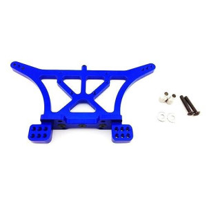 Atomik Rc Alloy Rear Shock Tower, Blue Fits The Traxxas 1/10 Slash And Other Traxxas Models - Replaces Traxxas Part 3638