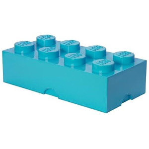 Lego Medium Azure Storage Box Brick 8 Dif