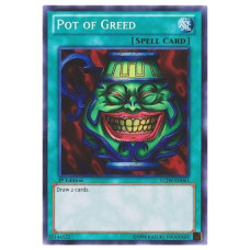 Yu-Gi-Oh! - Pot Of Greed (Lcjw-En061) - Legendary Collection 4: Joey'S World - 1St Edition - Secret Rare