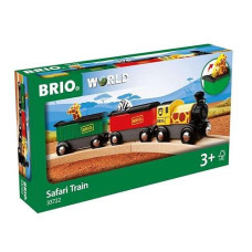 BRIO World Safari Train Set - Interactive Toy for Kids 3+