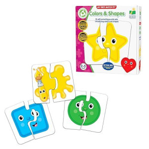 The Learning Journey: My First Match It - Colors And Shapes- 15 Piece Self-Correcting Matching Puzzles - First Learning Toys For Toddlers 2-5 - Award Winning Toys