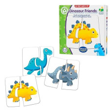 The Learning Journey: My First Match It - Dinosaurs - 2 Year Old Toys, Puzzles For Toddlers, Toddler Puzzle, Educational Toys For 2 Year Old - 15 Self-Correcting Matching Puzzles - Award Winning Toys