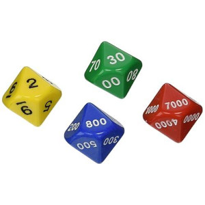 Didax Educational Resources Jumbo Place Value Dice Set (4 Pack)