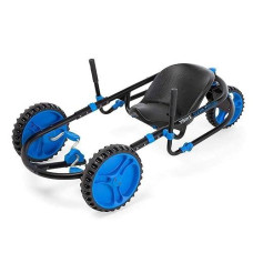 Ybike Explorer Pedal Car For Kids - Pedal Go Kart - 150 Lb Weight Limit (Blue)