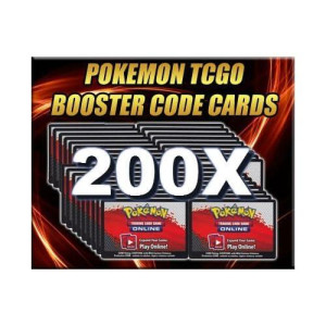 200 Booster Pack Code Pokemon Cards - 5Star-TD PTCGO Lot