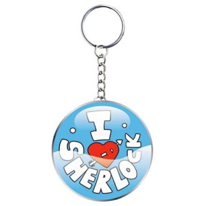 Underground Toys Sherlock I Heart Sherlock Keychain - 9" Multi-colored