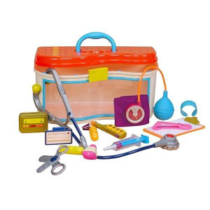 B. Toys- Wee Md- Pretend Play Toy Doctor Kit - Doctor Play Set- Toddlers, Kids - 14 Pieces - Stethoscope, Thermometer, Beeper & More - 18 Months +