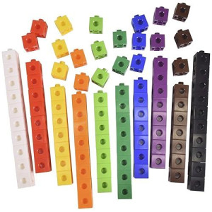 Childcraft 3/4" Linking Cube Set, Assorted Colors, 100