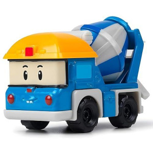 Robocar Poli, Micky Die-Cast Metal Toy Cars, Cement Mixer Truck Toys, Construction Vehicle Truck Toy Party Birthday Gifts For Toddlers Age 1-5 Boys Girls