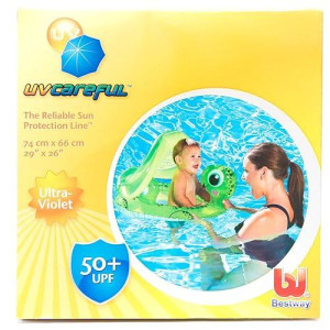 Uv Careful 50+ Upf Baby Care Seat - Turtle Covered Swimming Pool Float