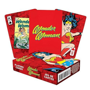 AQUARIUS Wonder Woman Playing Cards - Multi-Colored Deck