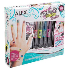 ALEX Nail Pens Salon - Sketch and Paint for Girls 8+