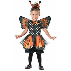 Seasons Beautiful Butterfly Pretend Play Costume, Orange