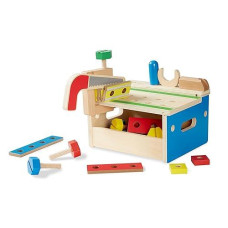 Melissa & Doug Wooden Tool Bench Set - 32 pcs, Multi-color