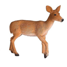 Mojo White Tailed Deer Doe Realistic International Wildlife Hand Painted Toy Figurine