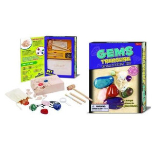 Tedco Gems Treasure Excavation Kit - Dig & Discover Gemstones!