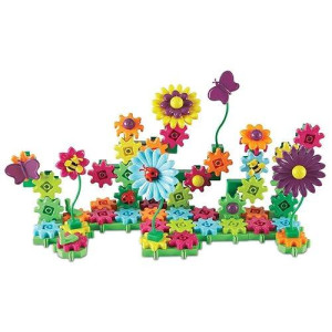 Learning Resources Gears! Gears! Gears! Build & Bloom Building Set, Stem Learning Toy, 117 Pieces, Ages 4+