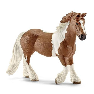 Schleich Tinker Mare Horse Figurine - Brown & White, 4.3