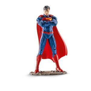 Schleich Superman Standing Action Figure - Red