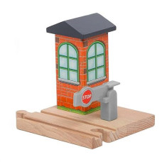 Orbrium Engine Stop/Go Checkpoint Compatible With Thomas & Friends Wooden Railway, Brio, Chuggington, Melissa & Doug Imaginarium