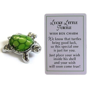 Ganz Lucky Little Turtle Charm with Story Card