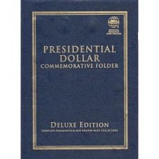 2007-2016 Presidential Dollar Commemorative Folder Album Whitman Quadfold #1