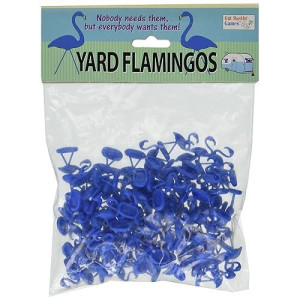 Gut Bustin' Games 1013 Trailer Park Wars, Blue Flamingos (Set Of 100)