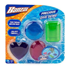 Banzai Precious Dive Gems - Multicolor Small Size Toys