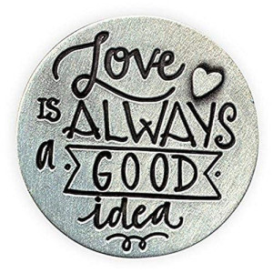 Angelstar 74173 Love Artisan Pocket Token, 1-1/4"