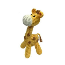 Cheengoo Organic Hand Crocheted Rattle (Giraffe)