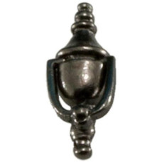 Classics Dollhouse Traditional Working Door Knocker In Black Finish