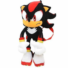 Sonic The Hedgehog Doll Plush Backpack - Shadow Backpack Black (24 Inch)