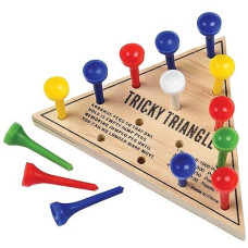 U.S. Toy Tricky Triangle Game - Travel Games, Assorted, Mu845