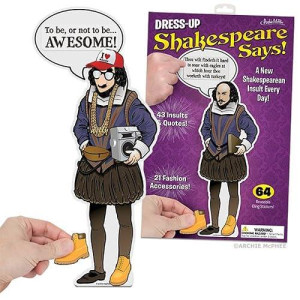 Accoutrements Mcphee Dress-Up Shakespeare Figurine Toy