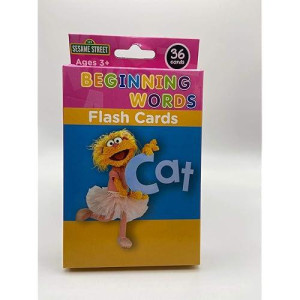 Sesame Street Flash Cards - Beginning Words, Medium Size