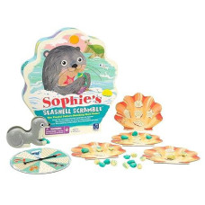 Educational Insights Sophie'S Seashell Scramble Game For Preschoolers & Toddlers, Patterns & Matching Game, Fine Motor Skills, Ages 3+